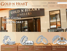 Tablet Screenshot of goldnheart.com